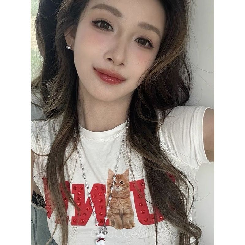 Vòng cổ ngọc trai hươu dễ thương ngọt ngào