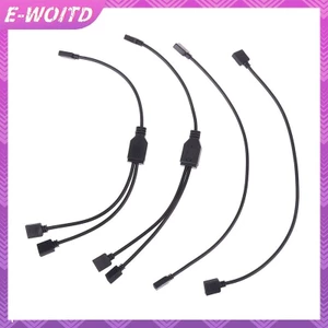 E-woitd 5V 3 Pin 12V 4pin ARGB Bộ Chia Cáp Nối Dài Cho PC Quạt Máy Tính Bo Mạch Chủ AURA RGB LED Dải Ánh Sáng HNVN