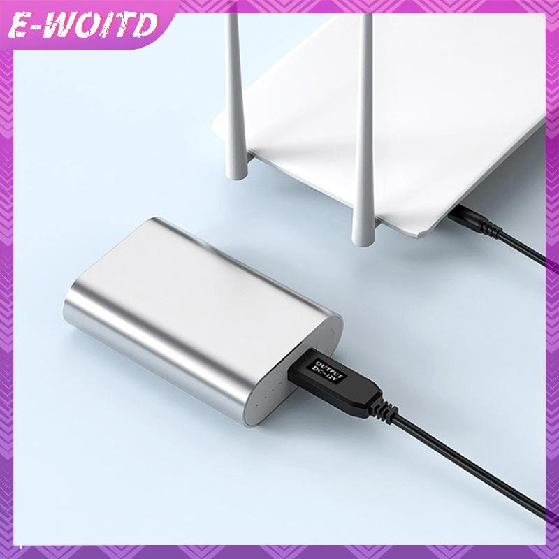 Đầu nối cáp WiFi sang cáp E-WOITD Bộ chuyển đổi tăng cường cáp USB 5V sang 12V Dây tăng cường cho bộ định tuyến Wifi Modem loa quạt HNVN