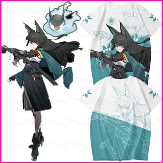 Áo thun anime tay ngắn Hoshimi Miyabi - Zenless Zone Zero, chất liệu vải fullgraphic