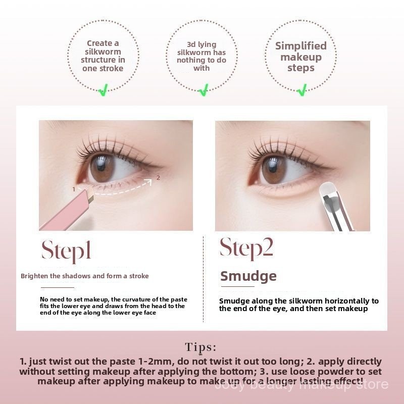 DEZONE. # Eyeliner Eyeshadow Làm sáng mắt Vẽ đường viền mắt # VI8B