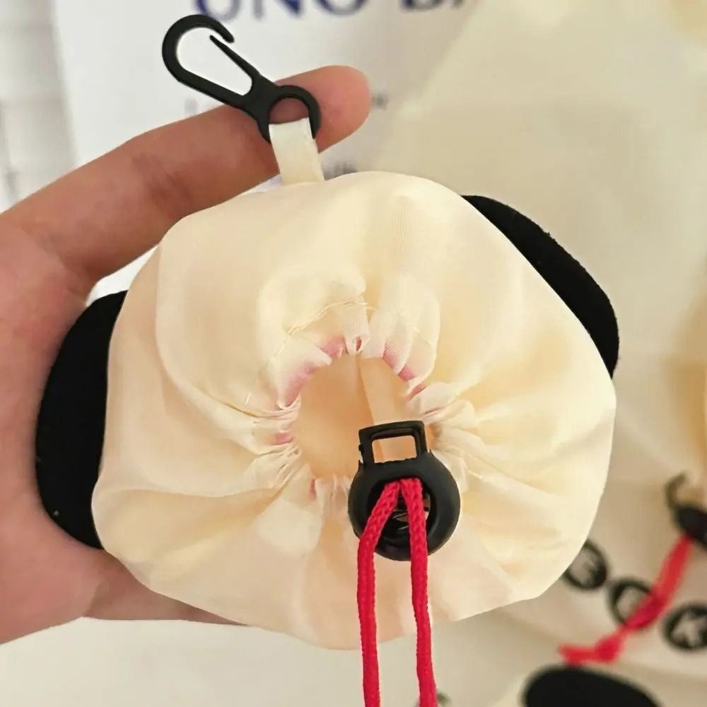 HOBBYIN 1 Túi mua sắm có thể gập lại, Túi đeo vai du lịch có thể gập lại hoạt hình, Túi lưu trữ gấp chống nước dung tích lớn bằng Nylon