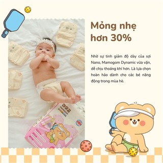 [Bản nâng cấp] Tã/ Bỉm Quần/Dán MAMOGOM Dynamic Chun 4 Chiều, K Vết Hằn, Chứng Nhận Dermatest, Khô Thoáng Cả Ngày