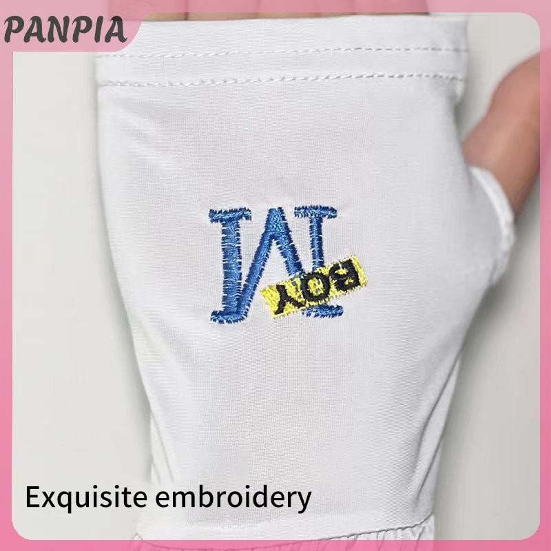 PANPIA-Áo Chống Nắng Mùa Hè Tay Áo Dành Cho Nam Chống Nước Băng Lụa Cánh Tay Bảo Vệ Găng Tay Nam Lái Xe Và Đi Xe Đạp Thoáng Khí Băng Lụa Tay