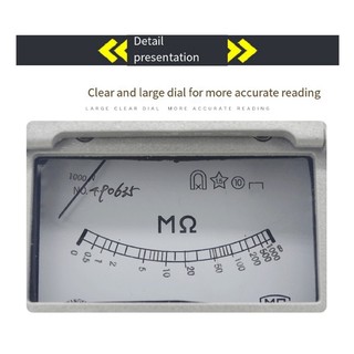 Máy kiểm tra điện trở cách nhiệt ZC25-4 1000V Tramegger Electrician Megohmmeter Tay quay tramegger
