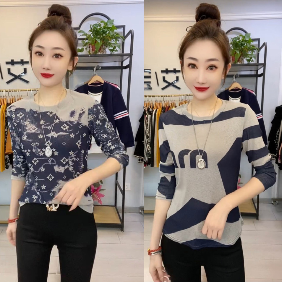 Áo thun thoải mái thời trang in hình mùa hè mới dành cho nữ