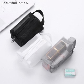 BeautifulHomeA 1 Lưới Du Lịch Túi Đựng Mỹ Phẩm Dây Kéo Túi Trang Điểm Cho Nữ Rửa Vệ Sinh Túi Trang Điểm Tổ Chức Di Động Túi Bảo Quản VN