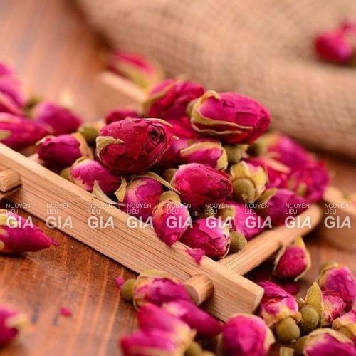 Nụ hoa hồng sấy khô nguyên bông gói 100g - pha trà, làm bánh