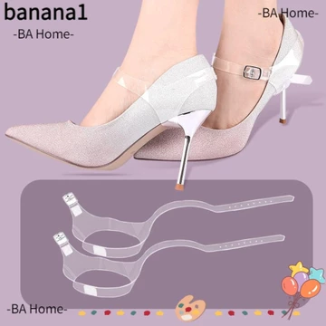 Dây giày cao gót BANA, Phụ kiện giày Dây đeo vô hình TPU, Giày cao gót trong suốt chống rơi chất lượng cao Giày cao gót