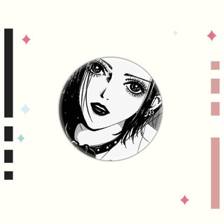 GC9 NANA Komatsu Nana Oosaki Nana tinplate huy hiệu bộ sưu tập sinh viên Quà tặng Anime Manga Ngoại vi CG9