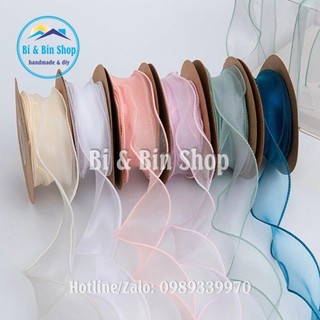 Ruy Băng Voan Đuôi Cá Dùng Bó Hoa, Gói Quà, Làm Đồ Thủ Công, Trang Trí, Làm Phụ Kiện Thời Trang