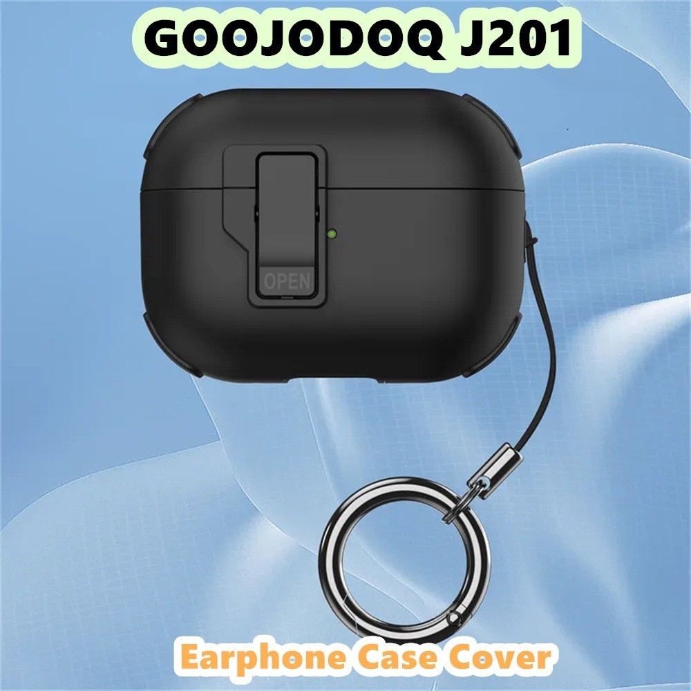 GOOJODOQ [Ngôi sao tương lai] Dành cho Ốp lưng GOOOJDOQ J201 Vỏ silicon mềm Màu cơ khí lò xo Vỏ tai nghe