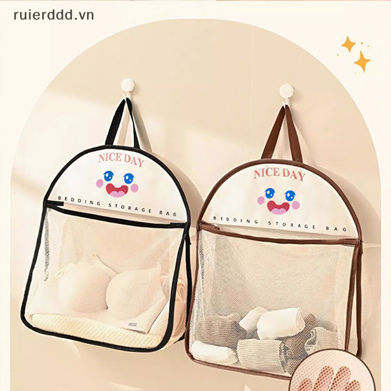 # MỚI # Túi lưới lưu trữ dung tích lớn Túi lưu trữ rau củ có thể tái sử dụng Túi lưới lưu trữ tất Túi lưới nhà bếp.