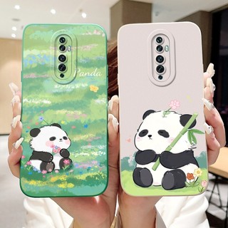 Ốp bảo vệ ống kính Oppo Reno2 F / Reno2 Z / Reno2 Reno 2F 2Z 2 CPH1989 CPH1951 CPH1907 Vỏ điện thoại TPU silicon mềm hoạt hình thỏ gấu trúc dễ thương