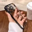 Dành Cho OPPO A98 A97 A96 A95 A94 A93 A92 A72 A52 A92s A91 A83 A1 4G 5G Vỏ Điện Thoại Mạ Hồng Sáng Bóng Kinh Doanh Sang Trọng Đơn Giản Trong Suốt Vỏ Silicon Mềm