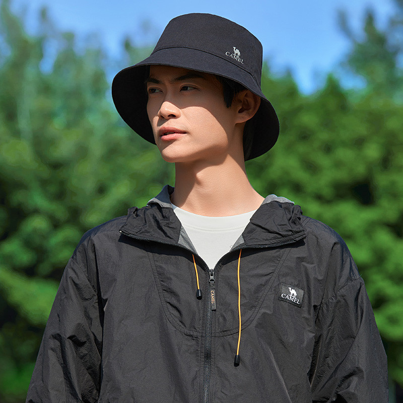 Ảnh CAMEL CROWN Cotton Nguyên Chất Mũ Ngư Dân Nam Nữ Chống Nắng Ngoài Trời Tấm Che Nắng Chống Tia Cực tím Mũ Câu Cá 4