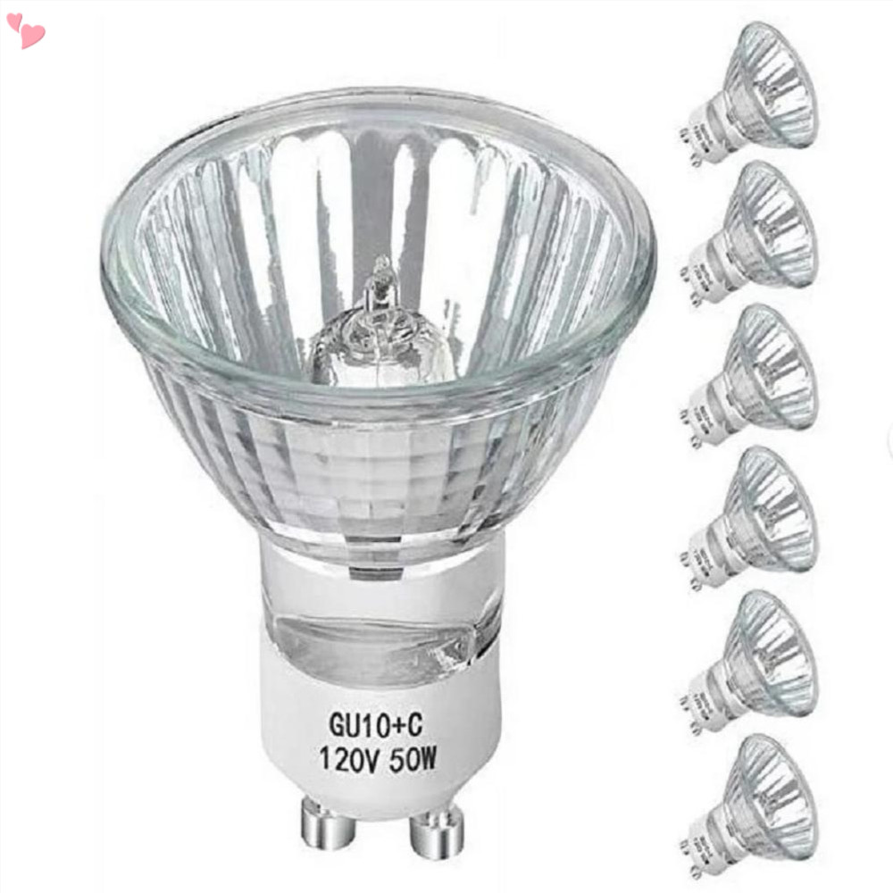 Bóng Đèn GU10 Halogen 50W 1 Gói GU10 + C 120V 50W Với 2800k Trắng Ấm ...