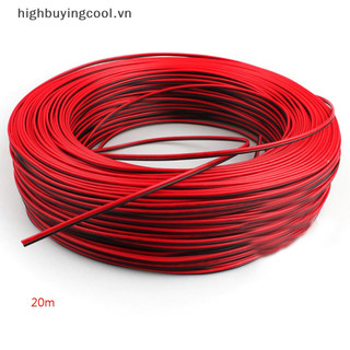Cáp LED HCV 10m Cáp 2 Pin Dải LED 22AWG 2 Lõi Đỏ Đen Dây Điện HOT