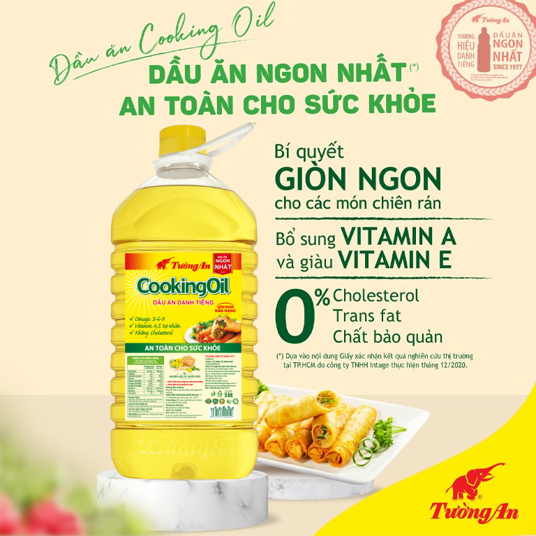 Combo 3 chai Dầu Ăn Tường An CookingOil 2L