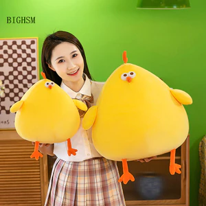 Bighsm 25 / 45CM Búp Bê Gà Con Vàng Mềm Thú Nhồi Bông Gà Sang Trọng Đệm Quà Tặng Thoải Mái Cho Trẻ Em Trang Trí Nhà Martijn