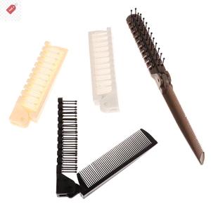 Alik 1Pc 2 Trong 1 Du Lịch Di Động Thời Trang Tóc Gấp Chống Tĩnh Điện Lược Nhựa Chải Tóc Nhỏ Gọn Bỏ Túi Lược Tóc VN