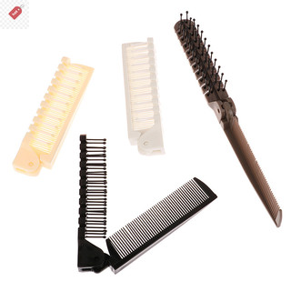 Alik 1Pc 2 Trong 1 Du Lịch Di Động Thời Trang Tóc Gấp Chống Tĩnh Điện Lược Nhựa Chải Tóc Nhỏ Gọn Bỏ Túi Lược Tóc VN