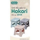 Ghế Gấp Gọn Hokori Nhựa Việt Nhật Mẫu Mới - Chất Nhựa Siêu Bền Bỉ
