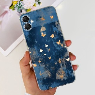 Dành Cho Samsung Galaxy A06 Ốp Lưng SM-A065F Hoa Phổ Biến Silicon Mềm Mỏng TPU Điện Thoại Dành Cho Samsung A06 A 06 2024 Vỏ