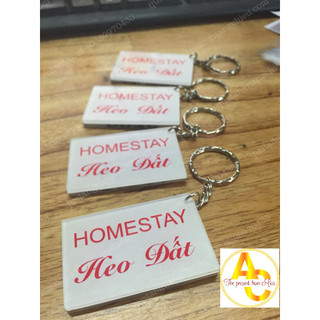 Móc khóa số phòng, tên cho khách sạn, nhà nghỉ theo yêu cầu, tinh tế- bền- đẹp - không phai màu