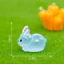Dạ Quang Béo Thỏ Búp Bê Mặt Dây Chuyền Rêu Micro Phong Cảnh Làm Vườn Trang Trí Dạ Quang Để Bàn Nhỏ Trang Trí Tự Làm Phụ Kiện Sáng Tạo Nhựa Thủ Công