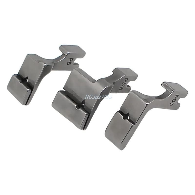 3 Chiếc Tập Hợp Xếp Ly / Shirring Presser Chân P5 P50 P5W Cho Máy May Công Nghiệp JUKI Brother, Dễ Sử Dụng Bền Đẹp