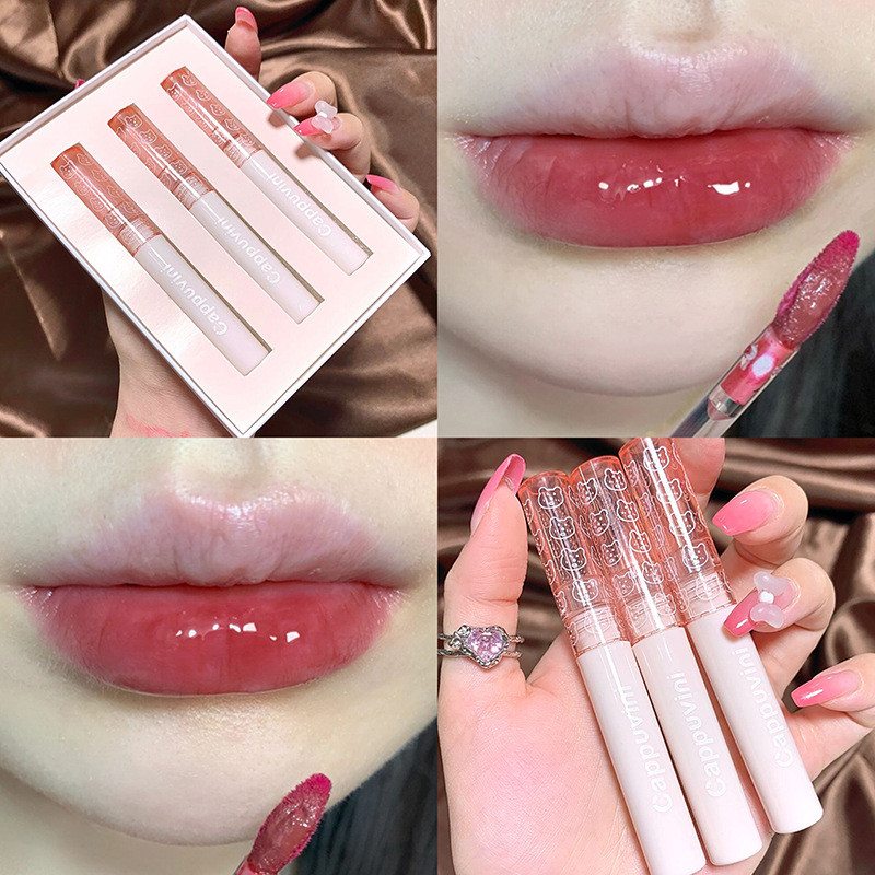 Son môi dạng lỏng bóng mịn không thấm nước Son môi lỏng lâu trôi Lip Glaze