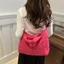 ,, Túi xách Cotton không gian đệm đi lại thông thường, Tay cầm dung tích lớn Túi đeo vai mềm mại Nylon Cloud Túi xách nữ