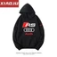 Cotton Size Lớn Dài Tay Audi RS Sửa Đổi Xe Văn Hóa Thu Đông Nam Nữ Plus Phong Cách Nhung Mỏng In Hình Mũ T Phù Hợp Với Cặp Đôi Mặc
