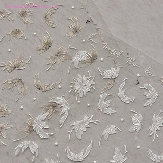 [Beautifulhome] Dainty Dahlia Shape Miếng Dán Móng Tay Lập Thể Giảm Móng Tay Decal Trang Trí DIY Tăng Cường Keo Dán [vẻ Đẹp]