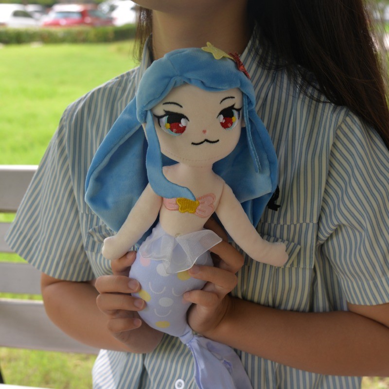 Mới Dễ Thương Nàng Tiên Cá Sang Trọng Búp Bê Kawaii 40-60cm Hoạt Hình Nàng Tiên Cá Đồ Chơi Sang Trọng Nhiều Màu Sắc Nàng Tiên Cá Nhồi Bông Gối Mềm Búp Bê Bé Gái Quà Tặng Sinh Nhật Trẻ Em Quà Tặng Giáng Sinh