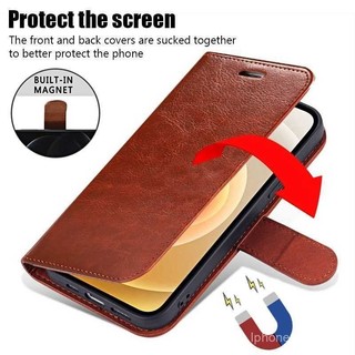 Dành cho Oppo A54 4G cph2239 Ốp da thật Ví cổ điển Ốp bảo vệ lật gập đơn giản với chân đế Bao Đựng Thẻ zs8a