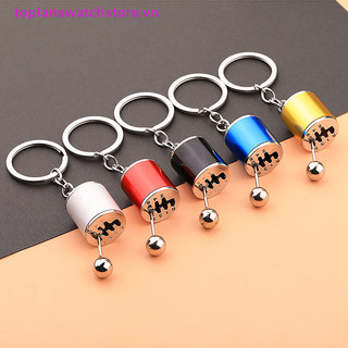 Toplanswatchstore Hộp số tốc độ ô tô Gear Móc khóa Mô phỏng Phụ tùng ô tô Mô hình Mặt dây chuyền 6 tốc độ Hướng dẫn sử dụng Móc khóa phong cách ô tô để làm quà tặng VN