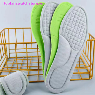 Toplanswatchstore 2 Chiếc Chân Chỉnh Hình Đế Giày Chạy Bộ Bộ Nhớ Mềm Xốp Đế Cho Giày Nam Nữ Khử Mùi Thấm Hút-Áo Massage Thể Thao Đế VN