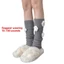Treeling Ribbed Đan Xù Chân Bao Nữ Ngọt Ngào 3D Len Hoa Giữ Ấm Chân Boot Còng