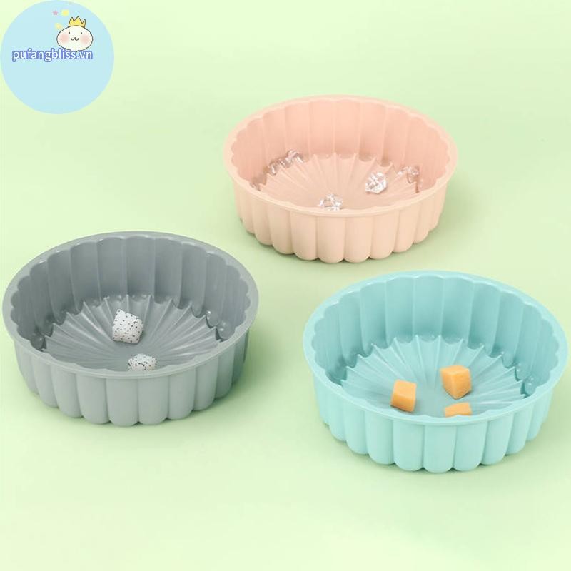 Pufangbliss 1 Khuôn Bánh Tròn Chảo Bánh Không Khuôn Bánh Khuôn Nướng Bánh Chảo Cho Đám Cưới Sinh Nhật Tự Làm Dụng Cụ Làm Bánh VN