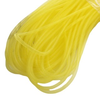 6mm Phụ kiện tóc màu sắc đồng nhất Ống lưới polyester đàn hồi Phụ kiện DIY Dây chuyền Trang sức Vật liệu quần áo Bán buôn