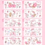 sticker Nhãn dán xe hơi Hello Kitty Nhãn dán thân xe Hoạt hình Nhãn dán trang trí dễ thương Chặn trầy xước