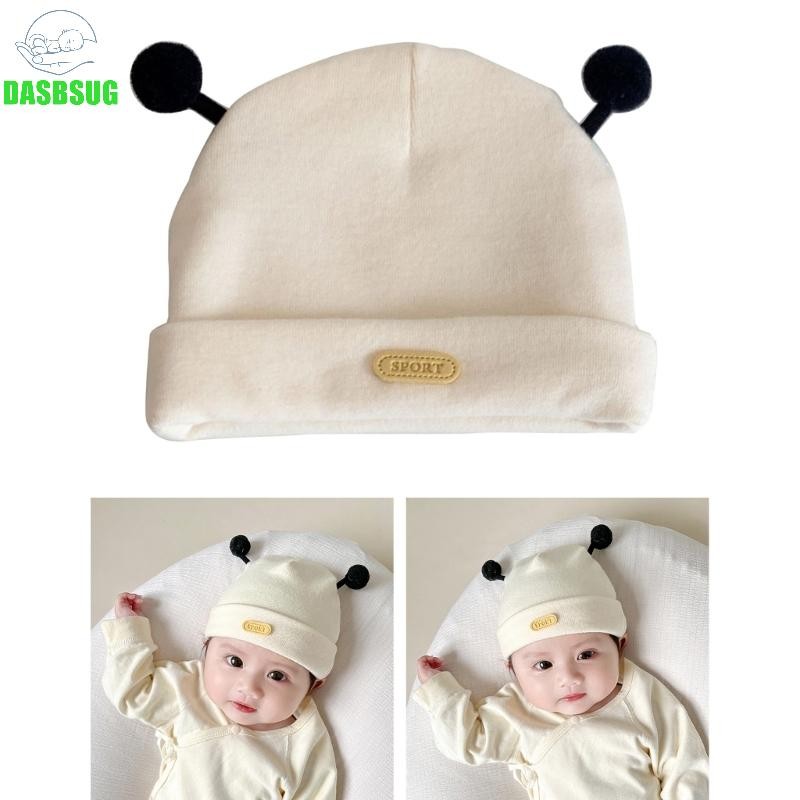 Dasbsug Mũ Bé Dễ Thương Sơ Sinh Ấm Mũ Bò Mùa Thu Đông Mũ Bệnh Viện 2 Lớp Bonnet