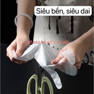 Hộp 100 găng tay bếp siêu dai Victoria Bay, chất liệu TPE không mùi, chống nhăn.