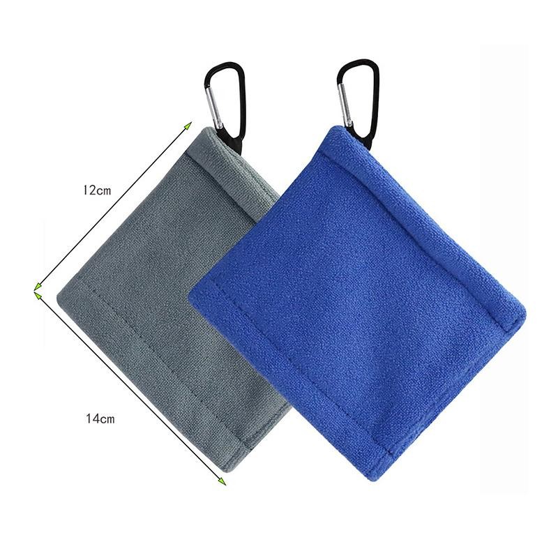 Tmoy Golf Ball Lau Vải Nhỏ Gọn Di Động Microfiber Mềm Hấp Thụ Lau Khăn Lau Golf Phụ Kiện Vệ Sinh TCS