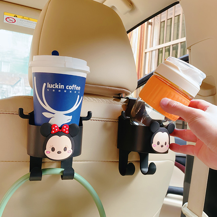 Hộp đựng cốc ô tô Hộp đựng cốc nước đa chức năng Móc giữ cốc hoạt hình dễ thương, thiết kế sáng tạo, có sẵn cho bé gái