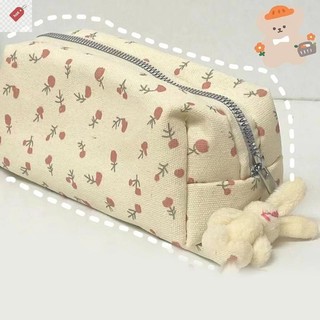 Alik Hoạt Hình Hoa Pring Bút Túi Dành Cho Nữ Grils Dung Tích Lớn Văn Phòng Phẩm Túi Đựng Bút Chì al Văn Phòng Phẩm Tổ Chức VN