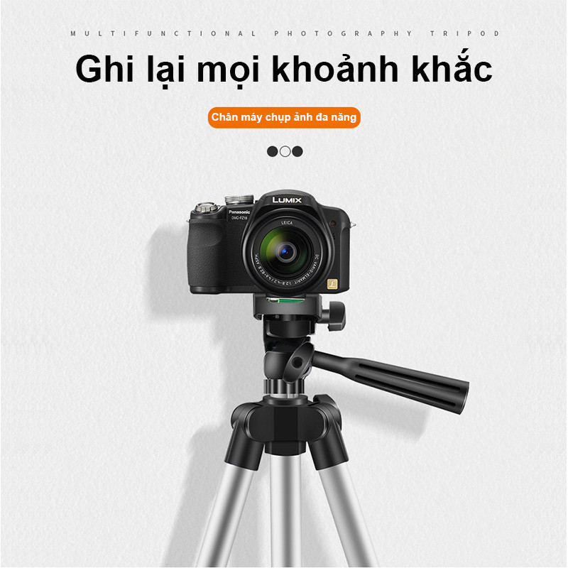 Chân Máy Gập Gọn Đa Năng, Quay Phim - Chụp Ảnh - Live Stream, Nhẹ & Chắc , Dành Cho Du Lịch