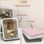 Gương Trang Điểm Để Bàn Có Đèn Led Cảm Ứng 3 Chế Độ Dinohome Đèn Kèm Sạc, Gương Mini Gấp Gọn HPS